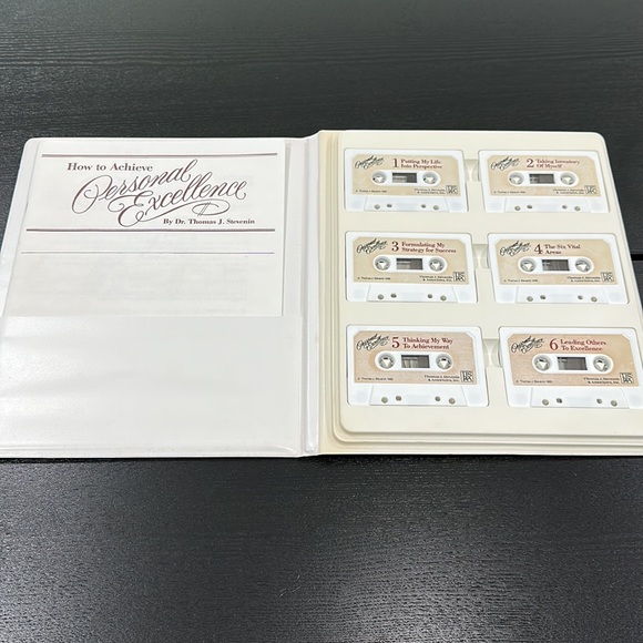 Vintage Self-Help Cassette Tape Set with Workbook - Picture 4 of 8